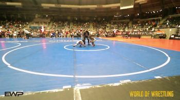 46 lbs Consi Of 16 #2 - Isaac Wicks, Englewood Live Wire vs Clark Ballay, Grindhouse Wrestling