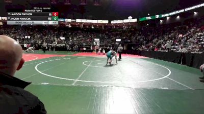 130 lbs Cons. Round 2 - Landon Taylor, NA vs Jacob Krajcik, PRT1