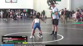 54 lbs Round 2 - Mytrell Lee, Cimarron Bad Boy Wrestling Clu vs Zander Shutt, LAS VEGAS