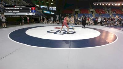 100 lbs Semis - Onofre Gonzales, CO vs Symon Woods, IL
