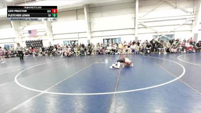 74 lbs Placement (4 Team) - Levi Proctor, South Central Utah vs Fletcher Lewis, Wyoming Gold