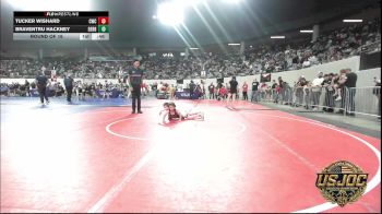 49 lbs Round Of 16 - Tucker Wishard, Claremore Wrestling Club vs BravenTru Hackney, Derby Wrestling Club