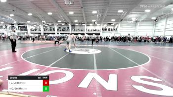 285 lbs Quarterfinal - Luis Lopez, New Bedford vs Charlie Smith, Saint John's Prep