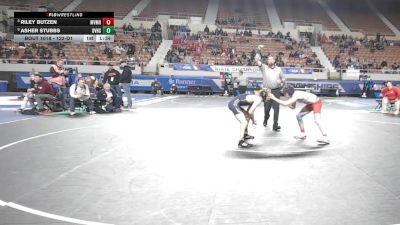 122-D1 Champ. Round 1 - Asher Stubbs, Desert Vista High School vs Riley Butzen, Mountain View (Mesa) High School