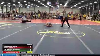 76 lbs Round 1 - Garrett Bjerga, Midwest Maniacs vs Dylan Nieuwenhuis, Team Michigan