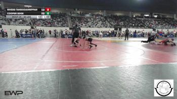 68 lbs Round Of 32 - Rivers Tahdooahnippah, Elgin Wrestling vs Cooper Edge, Piedmont