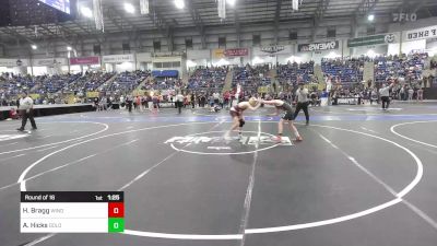 110 lbs Round Of 16 - Hudson Bragg, Windsor Middle School vs Adam Hicks, Dolores Bears