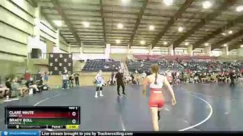 140 lbs Round 1 (10 Team) - Clare Waite, IDAHO vs Brady Boll, MONTANA