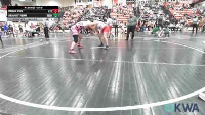 165 lbs Rr Rnd 1 - Emma Cox, Grove Takedown Club vs Kenady Kerr, Fort Gibson Youth Wrestling