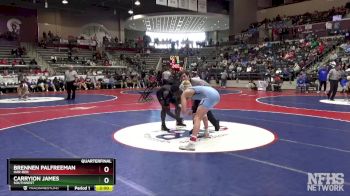 6A 175 lbs Cons. Round 1 - Carryion James, Southwest vs Brennen Palfreeman, Har-Ber