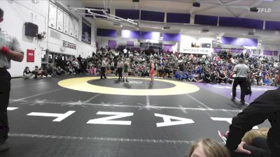 Boys 128 lbs Semifinal - Bryer Williams, Chico Boys vs Brice Bearchum, Red Bluff Boys