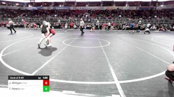 100 lbs Consi Of 8 #2 - Jace Milligan, Standfast OKC vs Tristan Peters, Claremore Wrestling Club