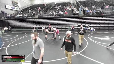 218 lbs Champ. Round 3 - Logan Adams, Lone Peak High School vs Isaac Orozco, Viewmont