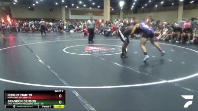 190 lbs Round 3 (6 Team) - Brandon Denson, East Alabama Wrestling Team vs Robert Martin, Mississippi Mayhem