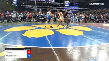 138 lbs Rnd Of 64 - Preston Owens, Idaho vs Ben Richardson, Connecticut