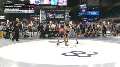 132 lbs Cons. Sub-rd Of 32 - Anthony Zuranski, Indiana vs Santiago Garcia, Texas