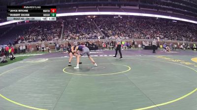 D4-138 lbs Champ. Round 1 - Robert Dickie, Vassar vs Jayce Ritchie, Martin