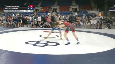 120 lbs Cons. Rd Of 32 - Logan Forgatch, New Jersey vs Declan Leonard, California