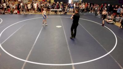 88 lbs 5th Place Match - Elijah Nadig, SD vs Axl Kind, WI