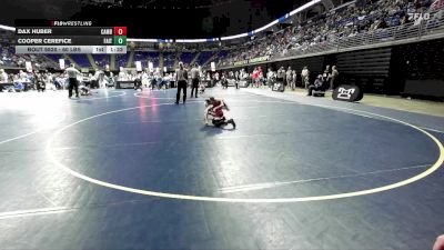 60 lbs Consy 3 - Dax Huber, Cambria Heights vs Cooper Cerefice, Faith Christian Acad