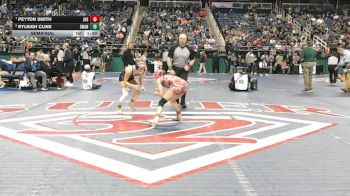 6A - 107 lbs Semifinal - Peyton Smith, Jacksonville High School vs Ryleigh Cline, Swansboro High School