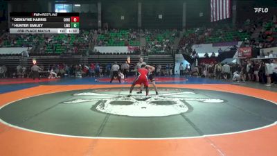 5A 165 lbs 3rd Place Match - Hunter Smiley, Lincoln vs Dewayne Harris, Carver Birmingham