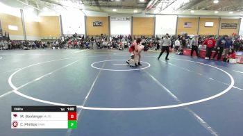 138 lbs Quarterfinal - Michael Boulanger, Milford vs Charles Phillips, East Providence
