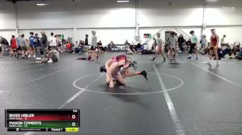 115 lbs Round 3 (8 Team) - River Hibler, Ohio Gold vs Mason Comegys, Rebellion