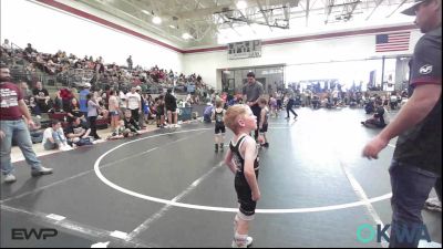 40 lbs Quarterfinal - Lincoln Tyler, Perry Wrestling Academy vs Kolsen Ashley, Blackwell Wrestling Club