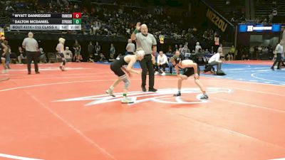 113 Class 4 lbs Quarterfinal - Wyatt Dannegger, Francis Howell North vs Dalton Mcdaniel, St. Pius X (Kansas City)