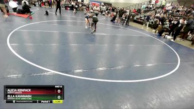 105 lbs Quarterfinal - Ella Kavanagh, Nevada Elite Wrestling vs Alicia Kenfack, North Dakota