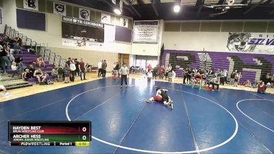 126 lbs Cons. Round 3 - Archer Hess, Jordan Junior Wrestling vs Hayden Best, Bruin Wrestling Club
