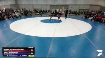 100 lbs Quarters & 1st Wb (16 Team) - Alexa Rodriguez Lopez, Texas Blue vs Erica Pastoriza, Arizona Black