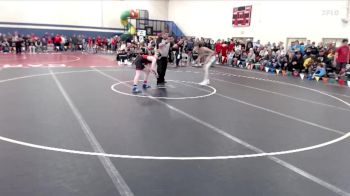 121 lbs Champ. Round 2 - Grahm Jacobson, New Richland-H-E-G vs Easton Lange, Holdingford