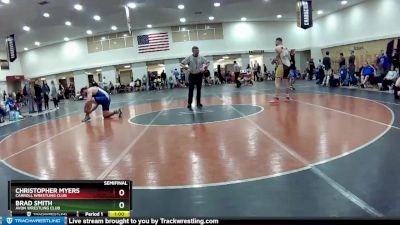 100 lbs Semifinal - Christopher Myers, Carroll Wrestling Club vs Brad Smith, Avon Wrestling Club