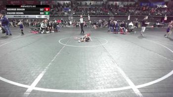 37 lbs Round Of 16 - George Braun, Eastern Junior Vikings vs Culver Rohel, Iron Horse