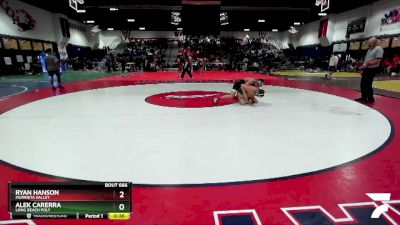 144 lbs Cons. Semi - Ryan Hanson, Murrieta Valley vs Alek Carerra, Long Beach Poly