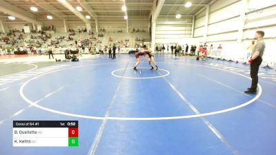 113 lbs Consi Of 64 #1 - Brady Ouellette, ME vs Kenneth Keltto, NY