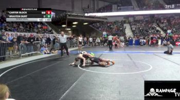 110 lbs Semifinal - Braxton Burt, Lawrence Elite vs Carter Block, Wamego