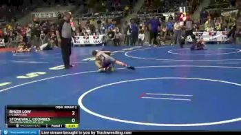64 lbs Cons. Round 2 - Stonewall Coombes, Tahlequah Wrestling Club vs Ryker Low, F-5 Grappling