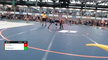 136-147 lbs Cons. Round 3 - Alazar Eyob, Hoffman Estates Wrestling vs Austin Clemens, Sterling Elite