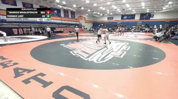 285 lbs Cons. Semi - Thomas Lunt, John Carroll University vs Markos Mihalopoulos, Wisconsin - Lacrosse