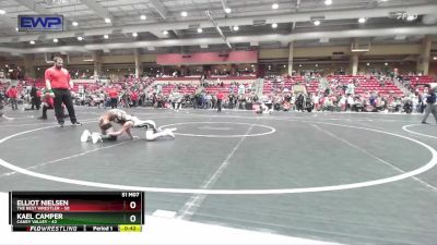 64 lbs Cons. Round 2 - Kael Camper, Caney Valley vs Elliot Nielsen, The Best Wrestler