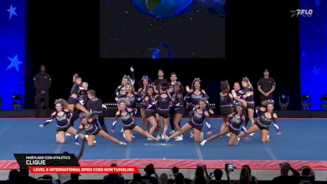 Maryland Icon Athletics - Clique [2025 L6 International Open Coed Non Tumbling Semis] 2025 The Cheerleading Worlds