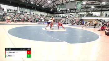 190-198 lbs Cons. Round 3 - Jared Werner, ISI vs Ali Adel, Harper Hawks