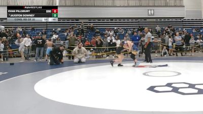 82 lbs Cons. Rd Of 32 - Evan Pillsbury, Dirty Den Wrestling Club / Meriden Youth Wrestling vs Jaxston Downey