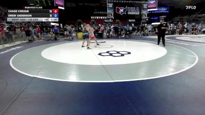 138 lbs Cons. Rd Of 32 - Chase Creque, TN vs Drew Anderson, IA