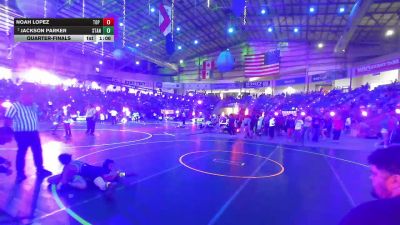 88 lbs Quarterfinal - Noah Lopez, Top Rank HAC vs Jackson Parker, Standfast
