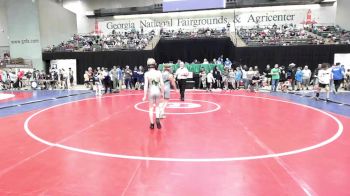 77 lbs Consi Of 8 #1 - Asher Wallin, Dendy Trained Wrestling vs Callen Nessl, Level Up Wrestling Center