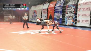 126 Class 4 lbs Cons. Round 1 - Conner Anderson, Staley vs Carter Libhart, Rolla